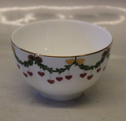 572 Skål 6.5 x 11 cm / 30 cl (1017451) (1017437) (2503527) Stjerne Riflet Jul Kongelig Dansk Julestel