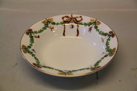 603 Dyb tallerken 17 cm (1017453-2503603) Stjerne Riflet Jul Kongelig Dansk Julestel