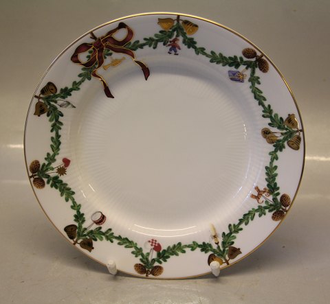 622 Tallerken 21 cm (1017456-2503622)  Stjerne Riflet Jul Kongelig Dansk Julestel