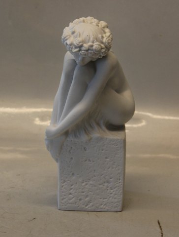 107 Kgl. Virgo 22 cm Jomfru (23. august til 22. september) Christel Marott Zodiac Stjernetegnsfigur Bisquit (1249107-41200) Kongelig Dansk 
