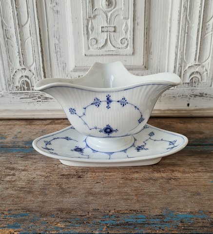 Royal Copenhagen Blue Fluted triangular sauce bowl no. 203