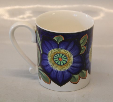 Kongelig Dansk  1991 Blå margueritte Krus 9 cm Årets Blomst 1. udgave