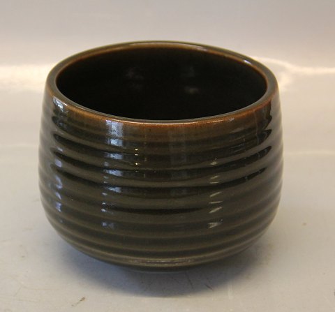 22328 RC Jar 10.5 x 14 cm October 1968 Eva Stæhr-Nielsen Olivin Royal Copenhagen Art Pottery