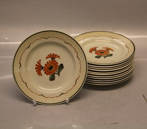 Cake plate 15,5 cm Aluminia Copenhagen Calendula (Morgenfrue)  Faience Dinnerware