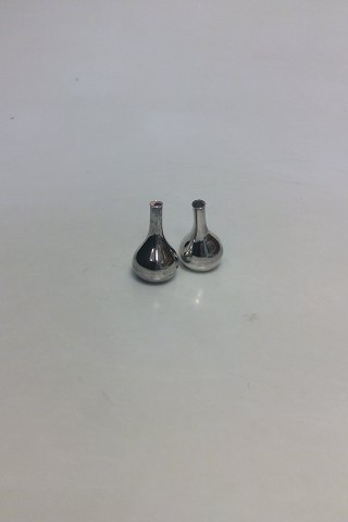 Pair of Quistgaard Onion candlesticks in plated metal