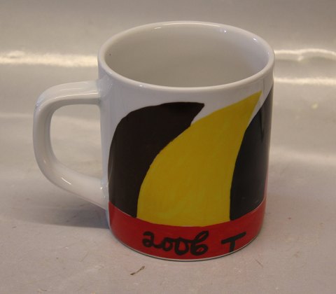 Large  2006 Tal RRoyal Copenhagen Faience Annual mugs 498 ca 10.3 cm  