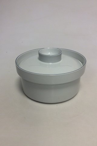 Royal Copenhagen Fajance Blåkant Lågskål med låg no. 3086