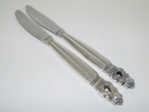 Georg Jensen KongeMiddagskniv med kort knivblad 22,6 cm.