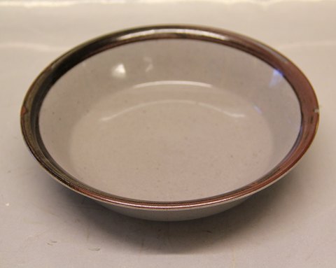 INGRID Cereal Bowl Soup bowl 18.7 x 4,5cm Brown and Grey  Stoneware Danish Art Pottery Knabstrup