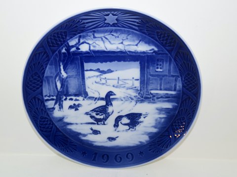 Royal CopenhagenJuleplatte 1969Ænder