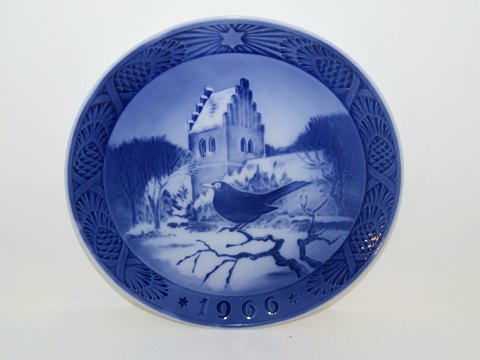 Royal CopenhagenJuleplatte 1966Solsort