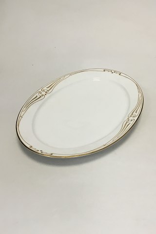 Royal Copenhagen Patttern No 117 Art Nouveau with Gold decoration Serving Platter