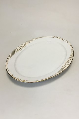 Royal Copenhagen Patttern No 117 Art Nouveau with Gold decoration Serving Platter