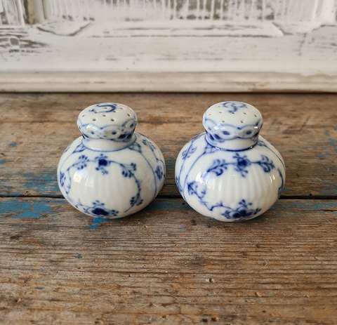 Royal Copenhagen Musselmalet halvblonde salt & peber sæt No. 711/712
