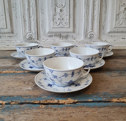 Royal Copenhagen Musselmalet riflet stor tekop No. 315 - 2. sortering