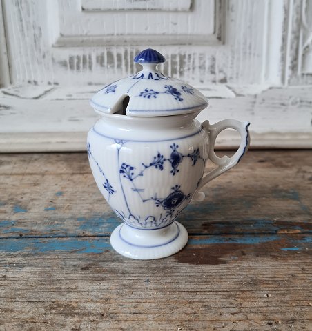 Royal Copenhagen Musselmalet riflet sjælden sennepskande No. 138