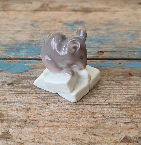 Royal Copenhagen figur - mouse on cheese no. 510
