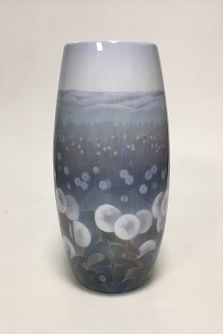 Royal Copenhagen Unique Vase by Jenny Meyer from Marts 1905 with Dandelions no 9184