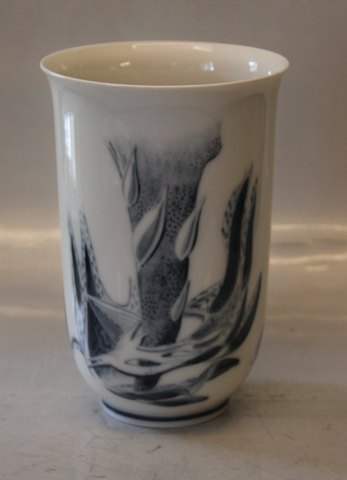 Royal Copenhagen Unique Thokild Olsen Vase 19 cm Blue Decoration