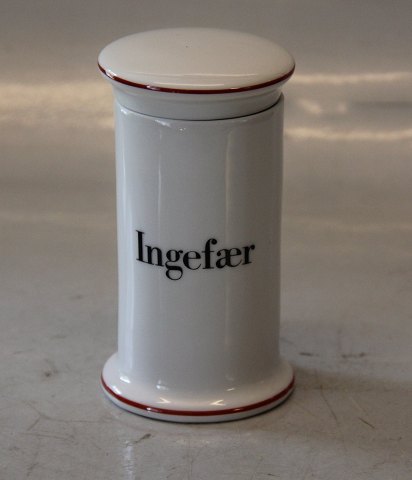 B&G - 497 Ingefær (Ginger) 11.5 cm Red line Bing & Groendahl White Dinnerware, Magnussen