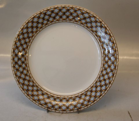 Liselund (Ny) 622 Frokosttallerken 22 cm Lyseblå Flet  Kongelig Dansk Design af Diana Holstein