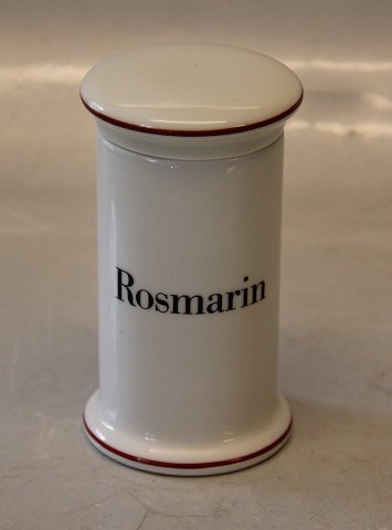 B&G -497 Rosmarin (Rosemary) 11,5 cm Red line Bing & Groendahl White Dinnerware, Magnussen