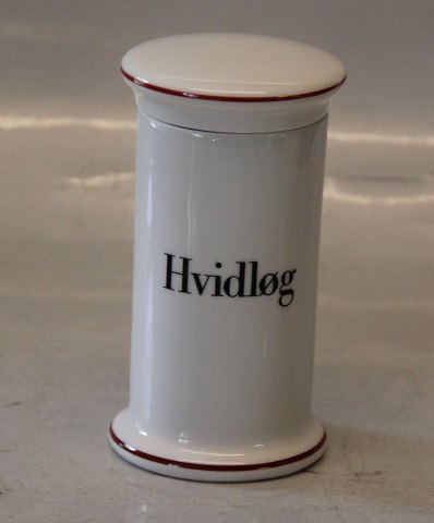 B&G - 497 Hvidløg (Garlic) 11.5 cm Red line Bing & Groendahl White Dinnerware, Magnussen