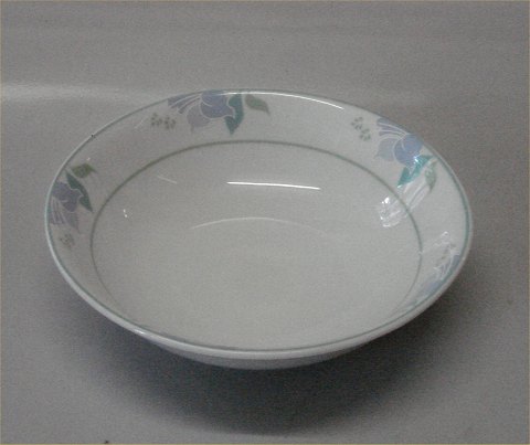 Fleur 574 RC Salad bowl, round cereal bowl 16 cl / 16.5 cm 	 Blue Modern B&G Pattern