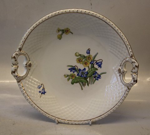 101 Dish with handle 26,5 cm (304) Njal B&G Springflower dinnerware