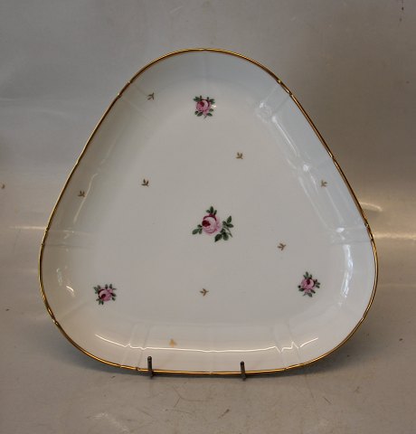 040 Triangular cake dish 24 cm (354) B&G Roselil  Porcelain