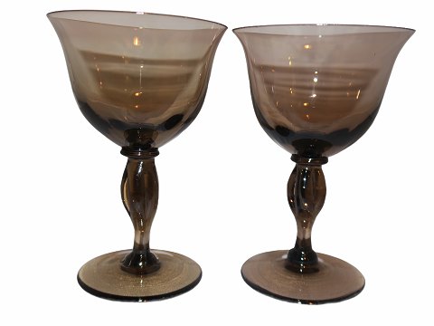 Holmegaard ViolHvidvinsglas 13,0 cm.
