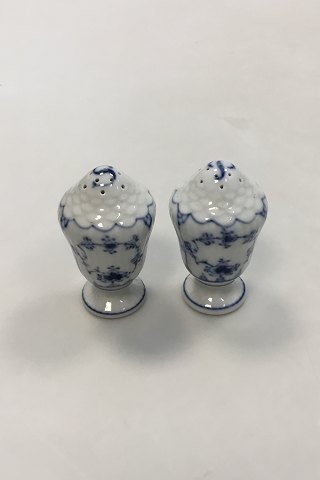 Royal Copenhagen Musselmalet Riflet Salt- og Pebersæt No. 467/480