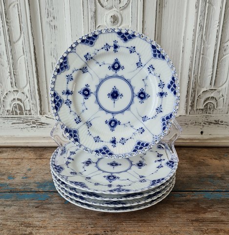 Royal Copenhagen Musselmalet helblonde stor kagetallerken no. 1087 - 17,5 cm. 1898-1923