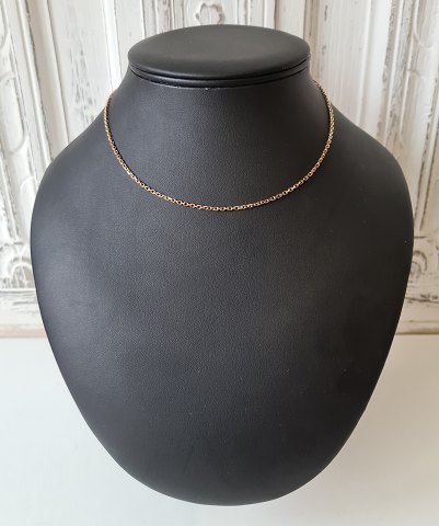 Vintage anchor necklace in 14 kt gold - 42.5 cm.