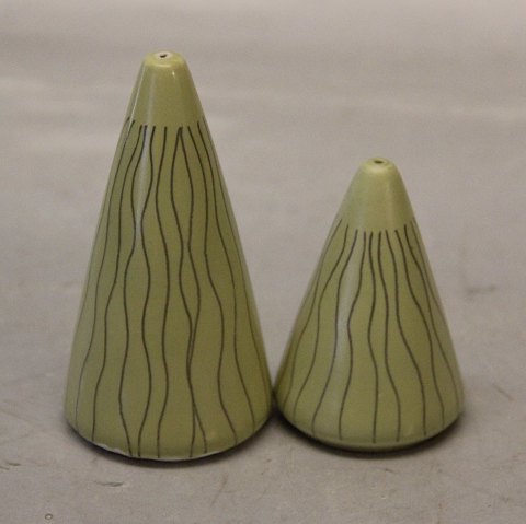 Mandalay Salt ca 7.5 cm &  Pepper ca 10.5 cm  Danish Retro tableware from Kronjyden Randers