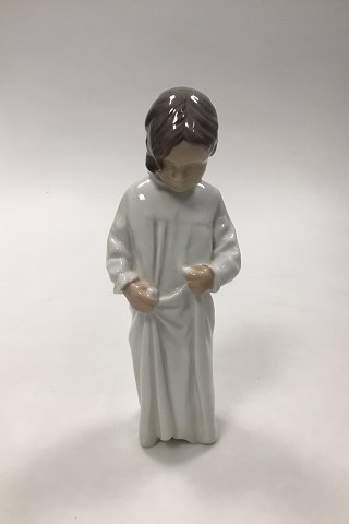 Bing og Grøndahl Figur Pige i Natkjole No. 1624