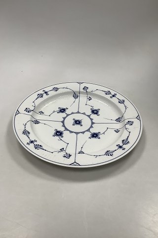 Royal Copenhagen Musselmalet Riflet Rundt Fad No 108.
