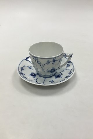 Bing & Grøndahl Blåmalet Musselmalet Kaffekop og Underkop No. 305/102