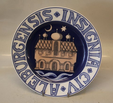 Skønvirke Bing & Grøndahl Aalborg Byplatte 23,8 cm 3163