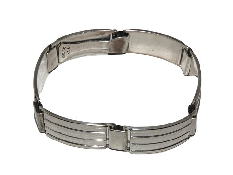 Erik Magnussen silverThick bracelet from 1940-1950