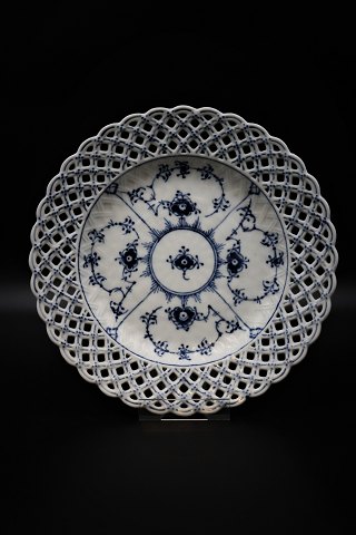 Royal Copenhagen Musselmalet Helblonde tallerken.Dia.:25,5cm.RC#1/1098...