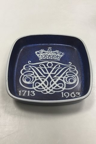 Royal Copenhagen Faience Bowl from Royal Danish Defence College 250 years anniversary 1713-1963 No 2883