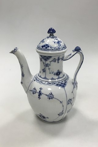Royal Copenhagen Blue Fluted Half Lace Coffee Pot No. 519