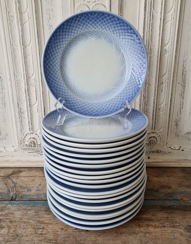 B&G Blå Tone Hotelporcelæn frokosttallerkenNo. 712 - 1007