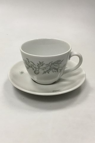 Royal Copenhagen Hotel Porcelain decorated with wild herbs Coffee Cup and Saucer No 9600