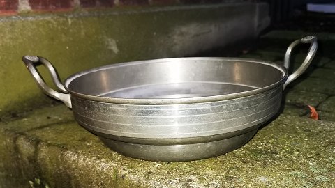 German tin bowl with handles 19th Century