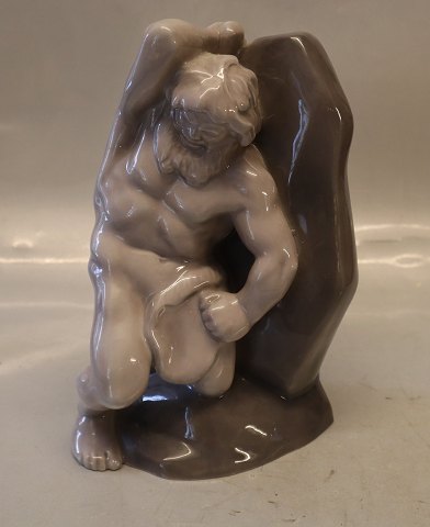 B&G 2104 Bookend Thor with the hammer ? 22.5 cm Carl Johann Bonnesen CJB B&G Porcelain