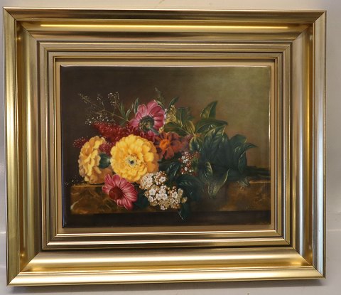 Kgl. J.L. Jensen Blomstermaleri: Drømmen om Italien: Farverne og Duftene (1833) 34 x 40 cm 502/7500 Kongelig Dansk