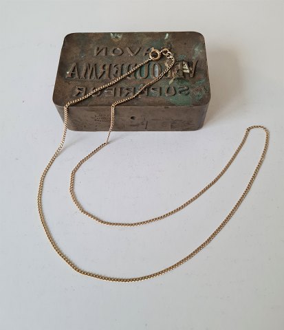Panserhalskæde i 8 kt guld 53 cm.