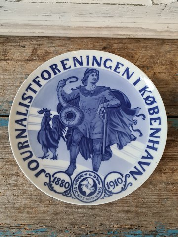 B&G Memorial plaque from 1910 25th anniversary of the Copenhagen Journalists